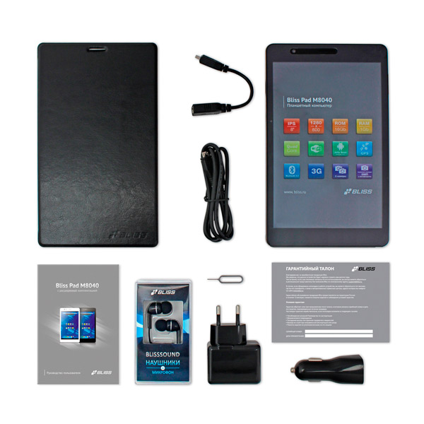 Планшет Bliss Pad M8040 черный