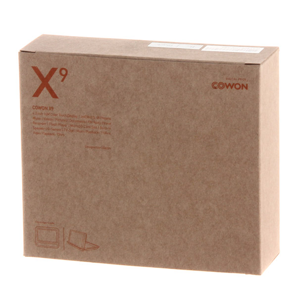 Портативный медиаплеер премиум Cowon X9 8Gb черный