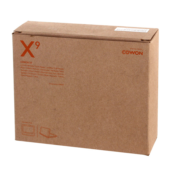Портативный медиаплеер премиум Cowon X9 8Gb белый