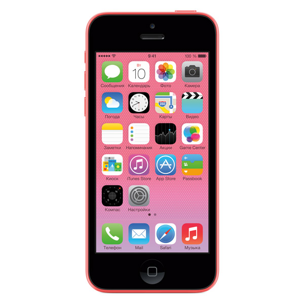 Смартфон Apple iPhone 5C 8GB Pink (MG922RU/A)