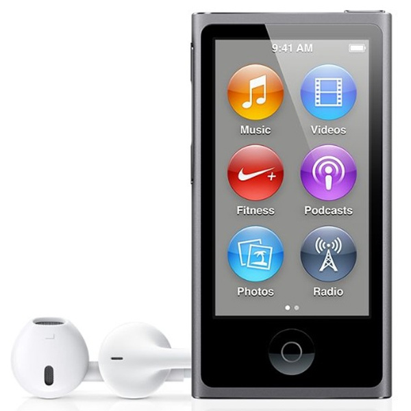 Плеер MP3 Apple iPod Nano 16GB Space Gray (ME971RU/A)