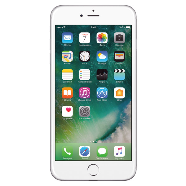 Смартфон Apple iPhone 6 Plus 16GB Silver (MGA92RU/A) (без RuStore)