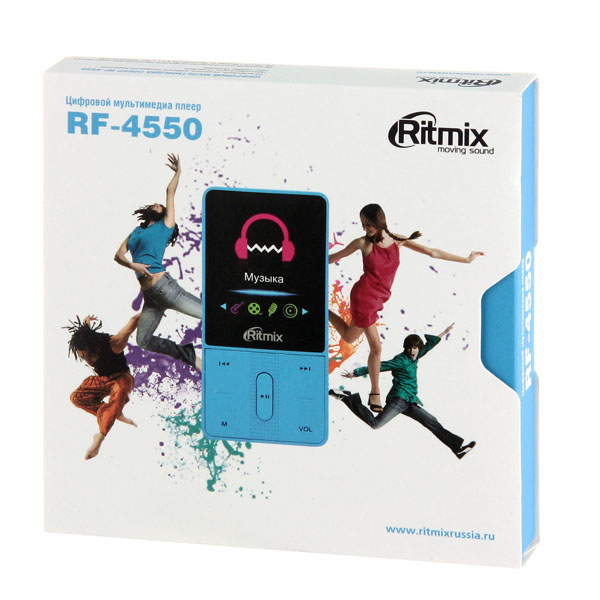 Портативный медиаплеер Ritmix RF-4550 8Gb синий