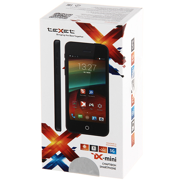 Смартфон teXet TM-4182 iX mini черный