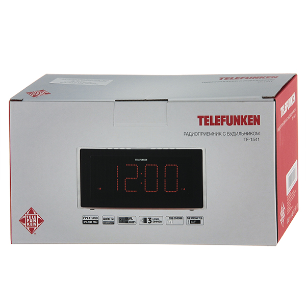 Радиоприемник Telefunken TF-1541 Black/оранжевый