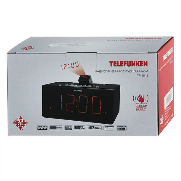 Радиоприемник Telefunken TF-1542 Black/оранжевый