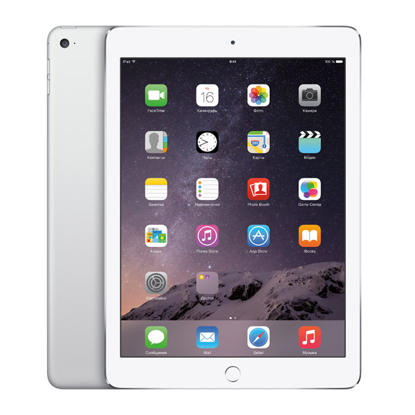 Планшет Apple iPad Air 2 64GB Wi-Fi Silver (MGKM2)