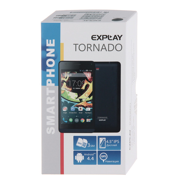 Смартфон Explay Tornado черный