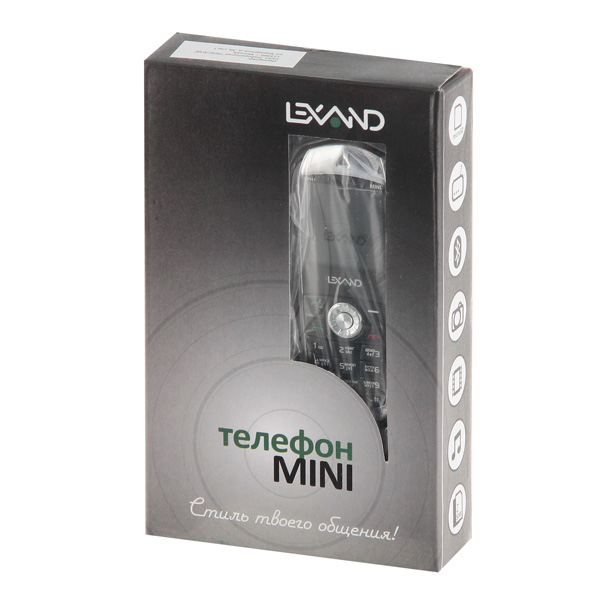 Мобильный телефон Lexand LPH1 mini черный