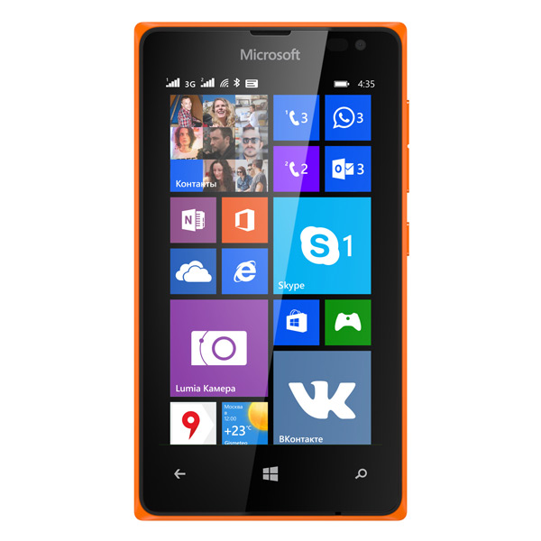 Смартфон Microsoft Lumia 435 оранжевый фото