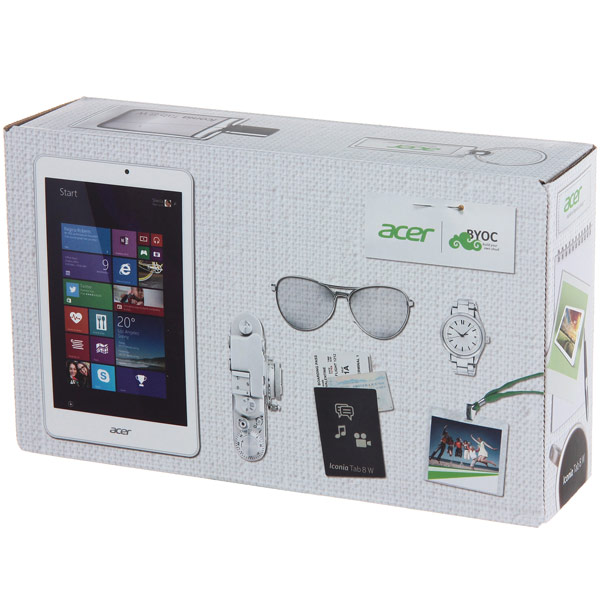 Планшет Acer Iconia Tab 32Gb Wi-Fi White (W1-810-11ML)