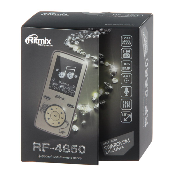 Портативный медиаплеер Ritmix RF-4850 8Gb золотой