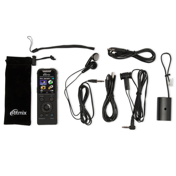 Диктофон цифровой Ritmix RR-980 8Gb черный