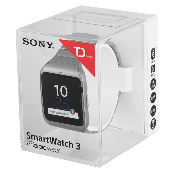 Смарт-часы Sony SmartWatch 3 SWR50 металлический