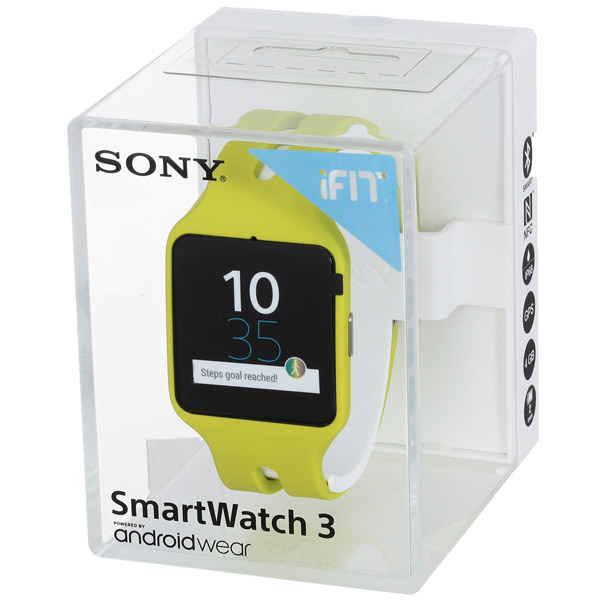 Смарт-часы Sony SmartWatch 3 SWR50 Sport лаймовый