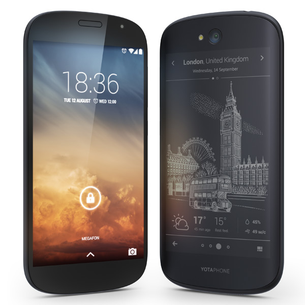 Смартфон YotaPhone 2 Black (YD201) фото