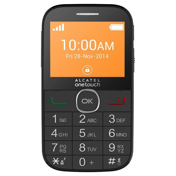 Мобильный телефон Alcatel One Touch 2004G черный фото