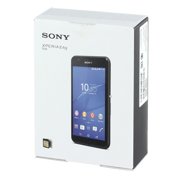Смартфон Sony Xperia E4G Dual E2033 белый