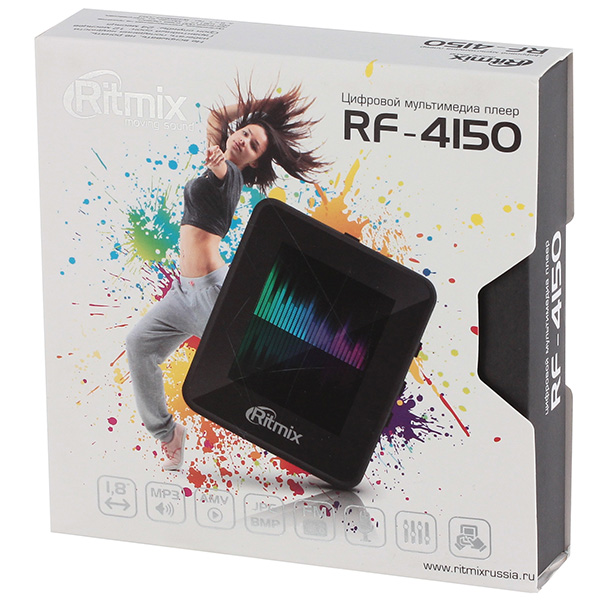 Портативный медиаплеер Ritmix RF-4150 8Gb черный