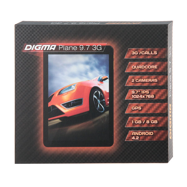 Планшет Digma Plane 9.7 3G темно-синий