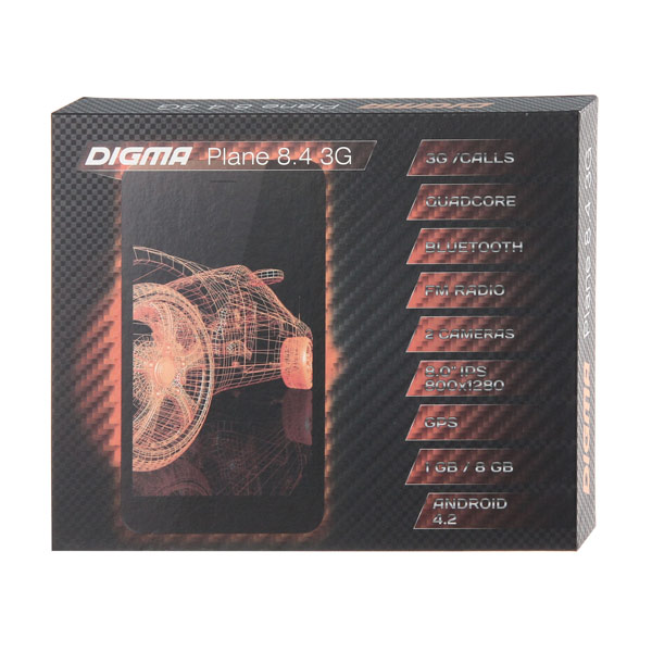 Планшет Digma Plane 8.4 3G темно-синий