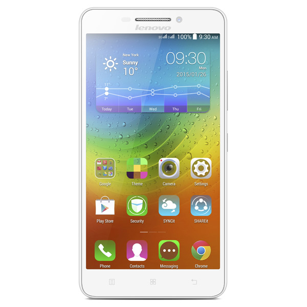 Смартфон Lenovo A5000 White (P0SE0010RU)