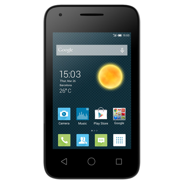 Смартфон Alcatel OneTouch PIXI 3 4009D Black фото