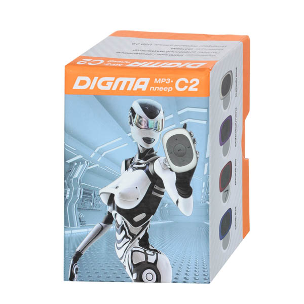 Портативный медиаплеер Digma C2 Red/черный