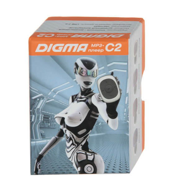 Портативный медиаплеер Digma C2 Blue/черный