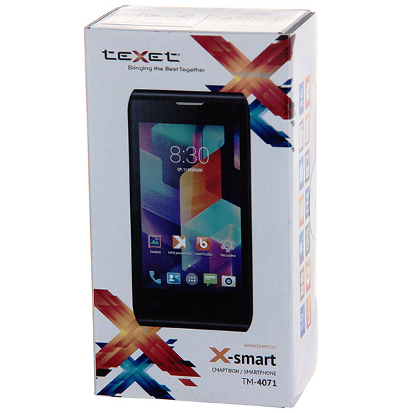 Смартфон teXet X-smart Black (TM-4071)