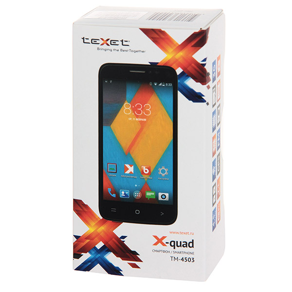 Смартфон teXet X-Quad (TM-4503)