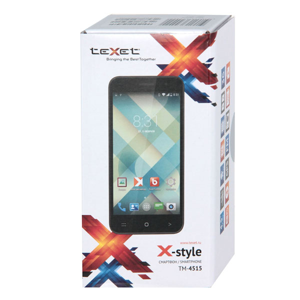 Смартфон teXet X-style Black (TM-4515)