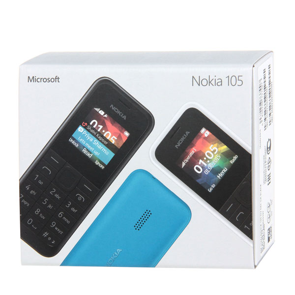 Мобильный телефон Nokia 105 SS черный
