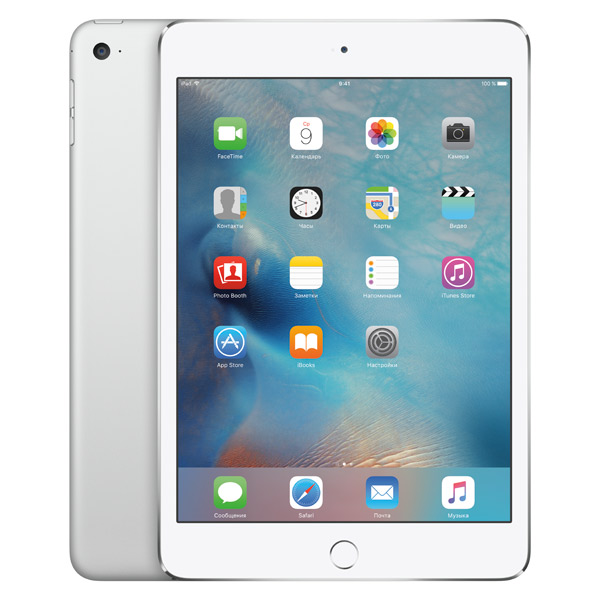 Планшет Apple iPad mini 4 Wi-Fi 64GB Silver (MK9H2RU/A)