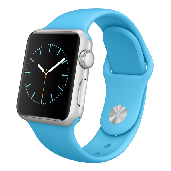 Смарт-часы Apple Watch Sport 38mm Silver Al/Blue (MLCG2RU/A)