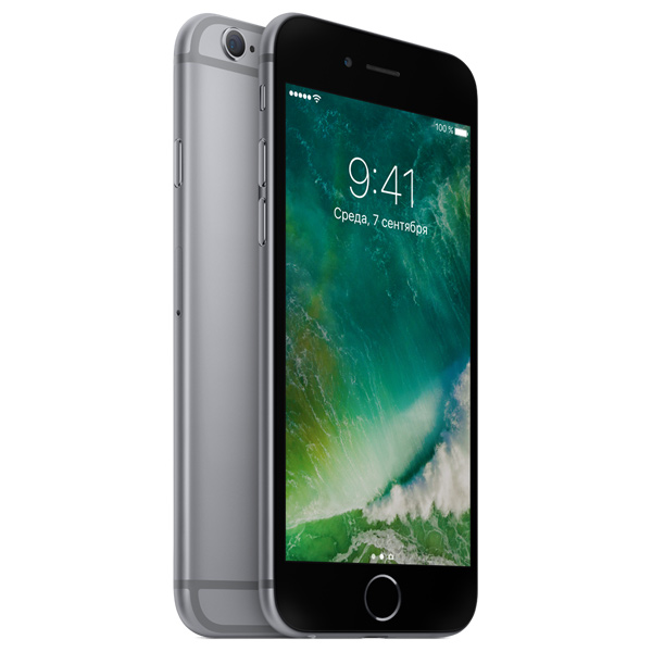 Смартфон Apple iPhone 6s 16GB Space Gray (MKQJ2RU/A) (без RuStore)