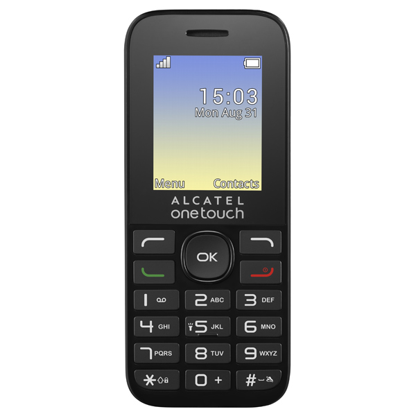 Мобильный телефон Alcatel One Touch 1016D Volcano черный