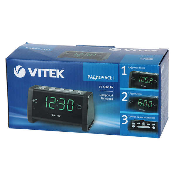 Радиоприемник Vitek VT-6608 BK