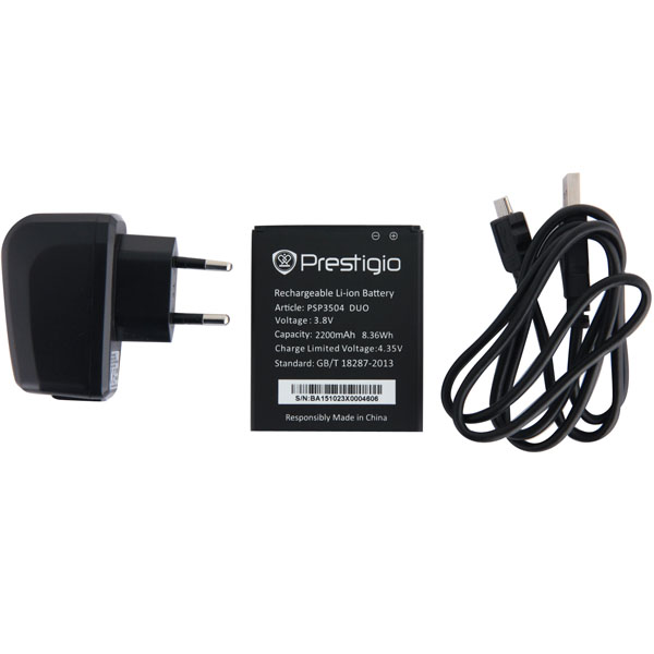 Смартфон Prestigio Muze C3 Duo Black (PSP3504)