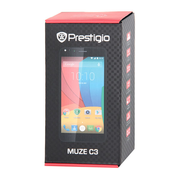Смартфон Prestigio Muze C3 Duo Black (PSP3504)