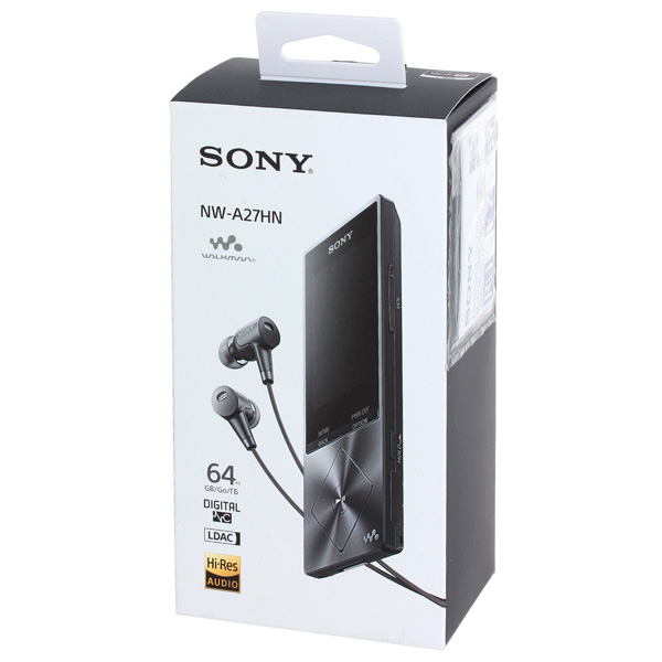 Портативный медиаплеер премиум Sony NW-A27HN/BM