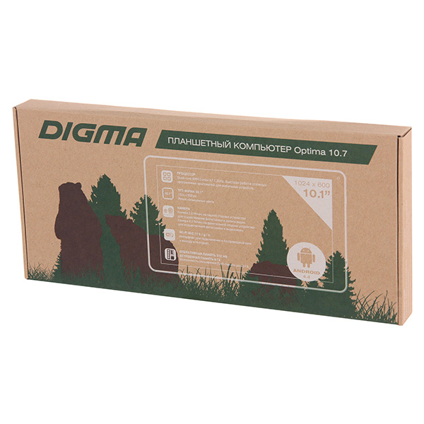 Планшет Digma Optima 10.7 10.1" 8Gb Wi-Fi Blue (TT1007AW)