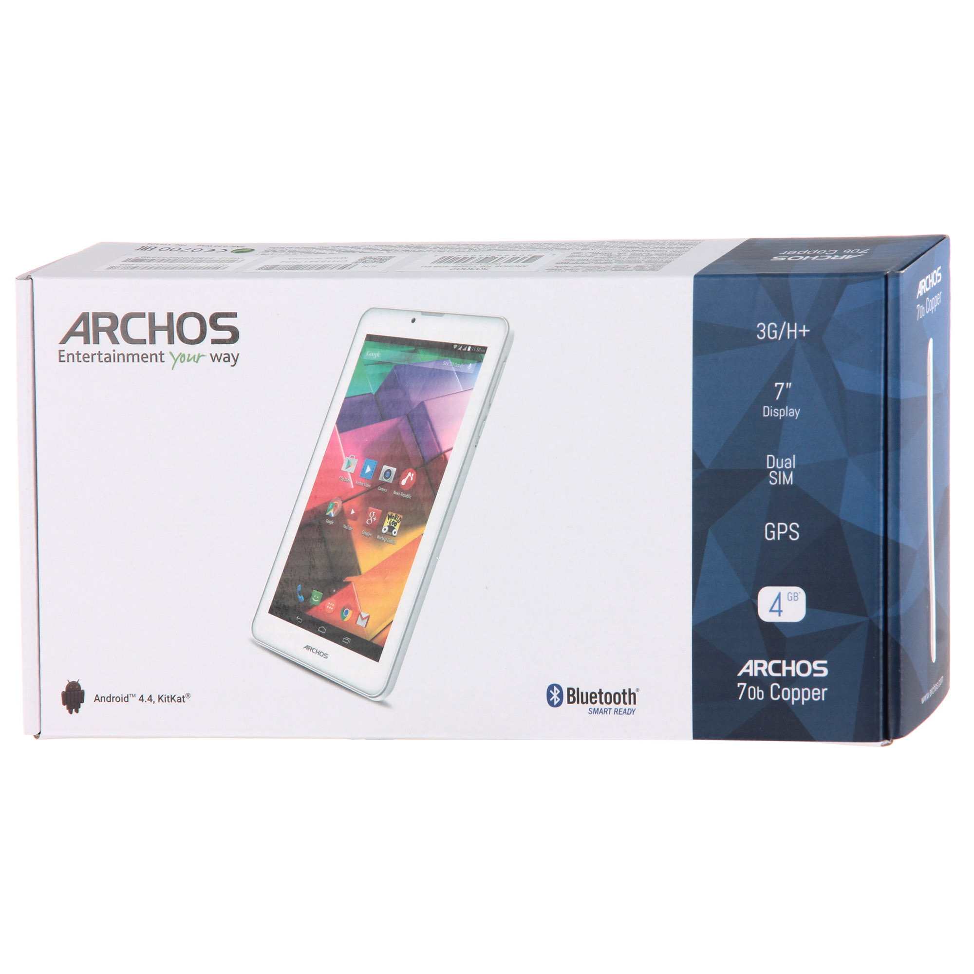 Планшет Archos 70b медный