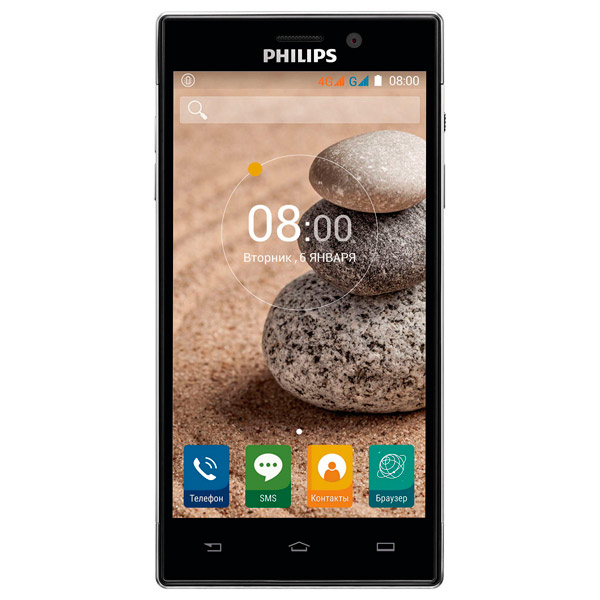 Смартфон Philips Xenium V787 Black 2+16Gb фото