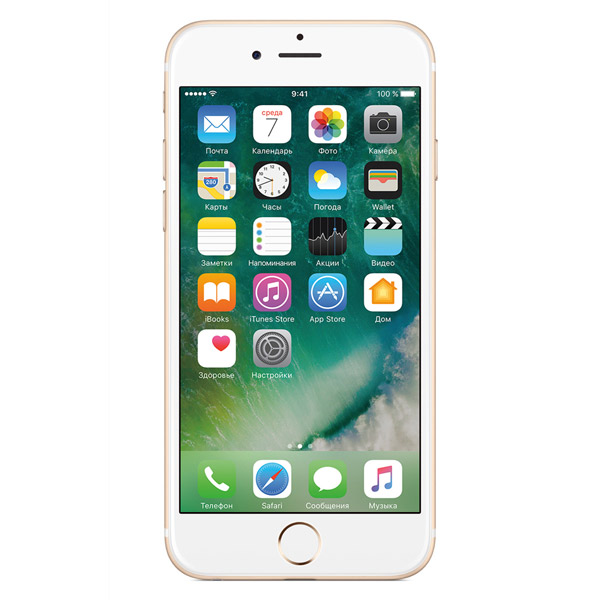 Смартфон Apple iPhone 6 16GB Gold (FG492RU/A) восстановленный
