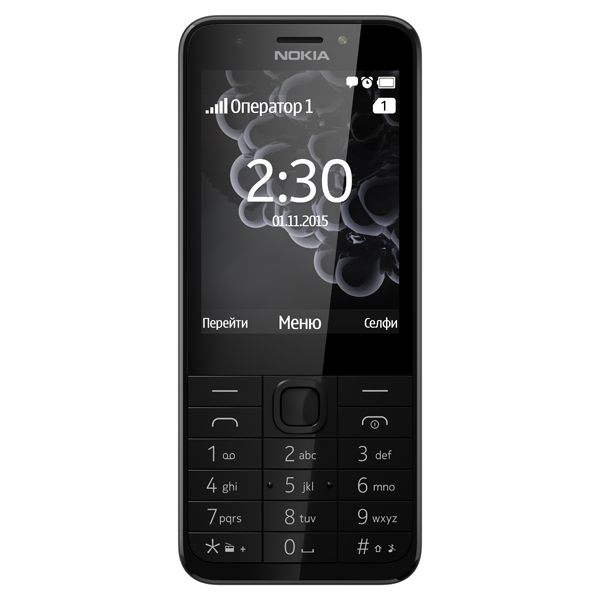 Мобильный телефон Nokia 230 черный
