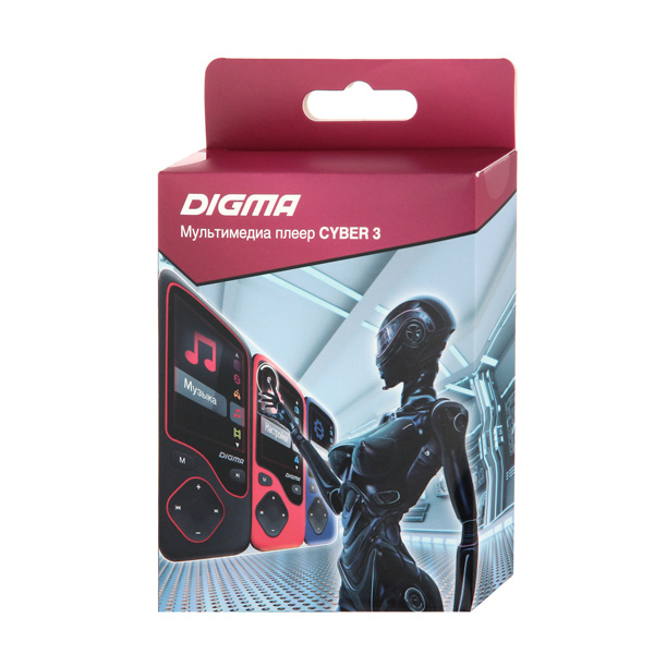 Портативный медиаплеер Digma Cyber 3 синий