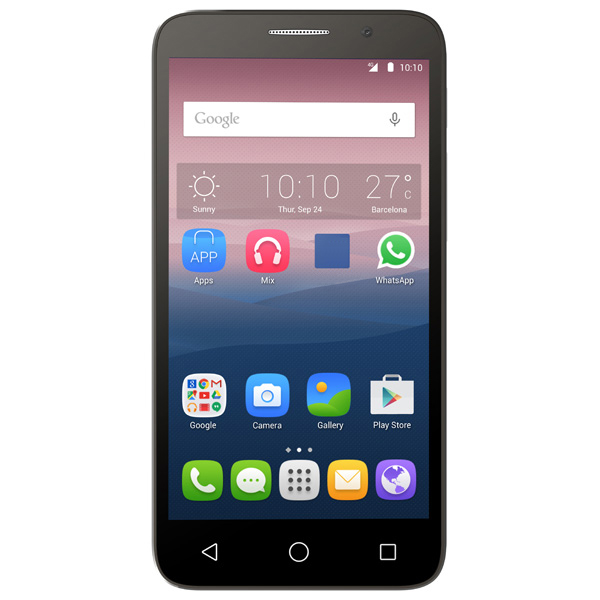 Смартфон Alcatel OneTouch POP 3 5065D White кожаный фото