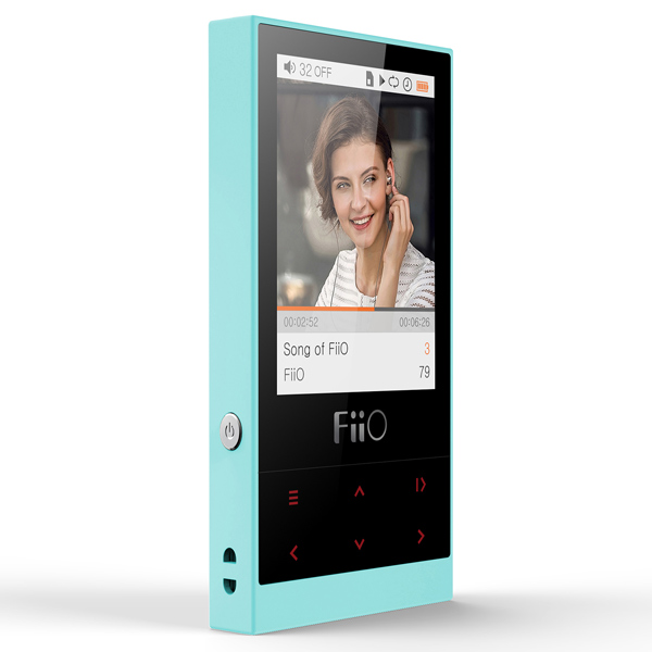 Портативный медиаплеер премиум FiiO M3 циан голубой