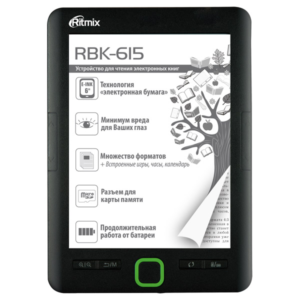 Электронная книга Ritmix RBK-615 фото